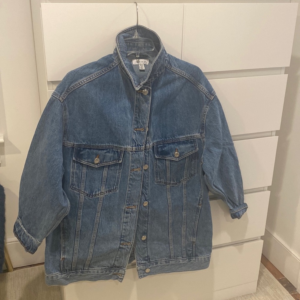 Topshop Oversized Denim Jacket